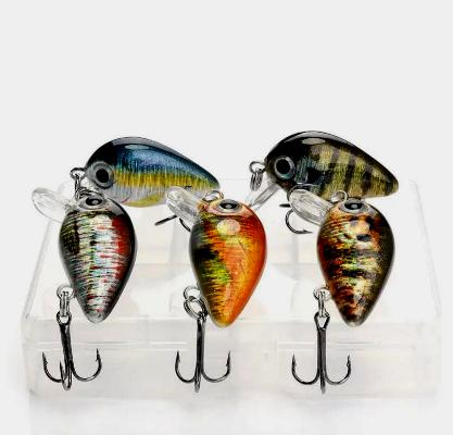 5 mini crank baits color set D 1 1/4 inch